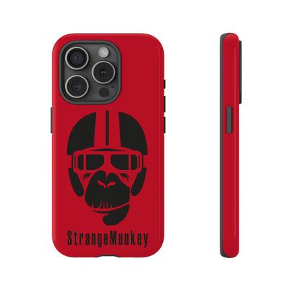 StrangeMunkey Tough Phone Case - DARK RED