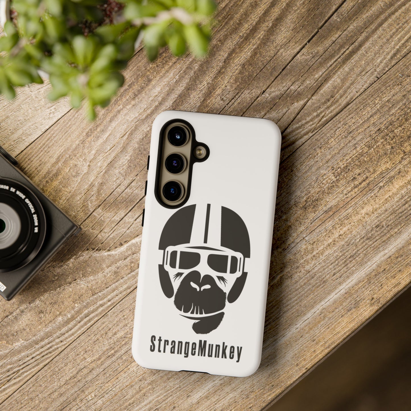 StrangeMunkey Tough Phone Case - WHITE