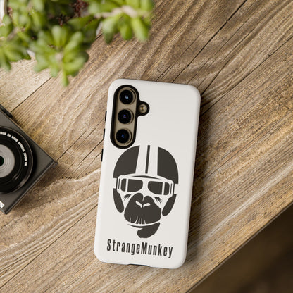 StrangeMunkey Tough Phone Case - WHITE