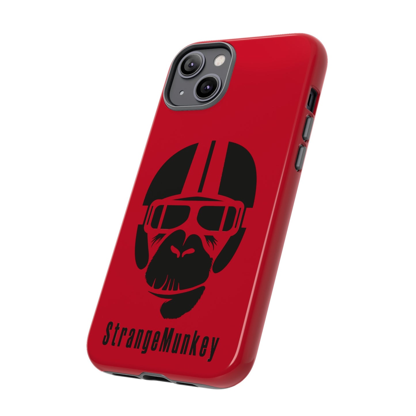 StrangeMunkey Tough Phone Case - DARK RED