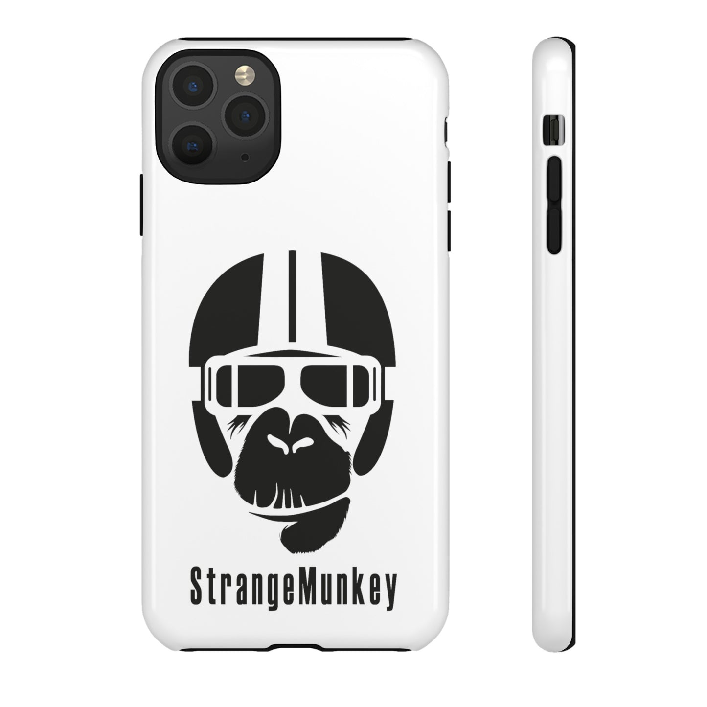 StrangeMunkey Tough Phone Case - WHITE