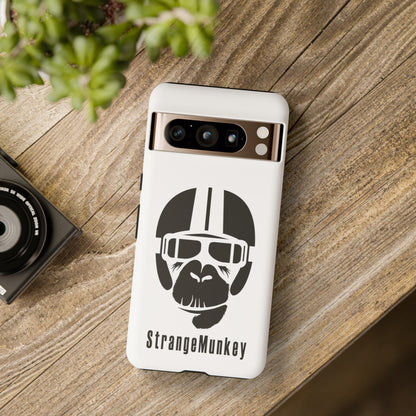 StrangeMunkey Tough Phone Case - WHITE