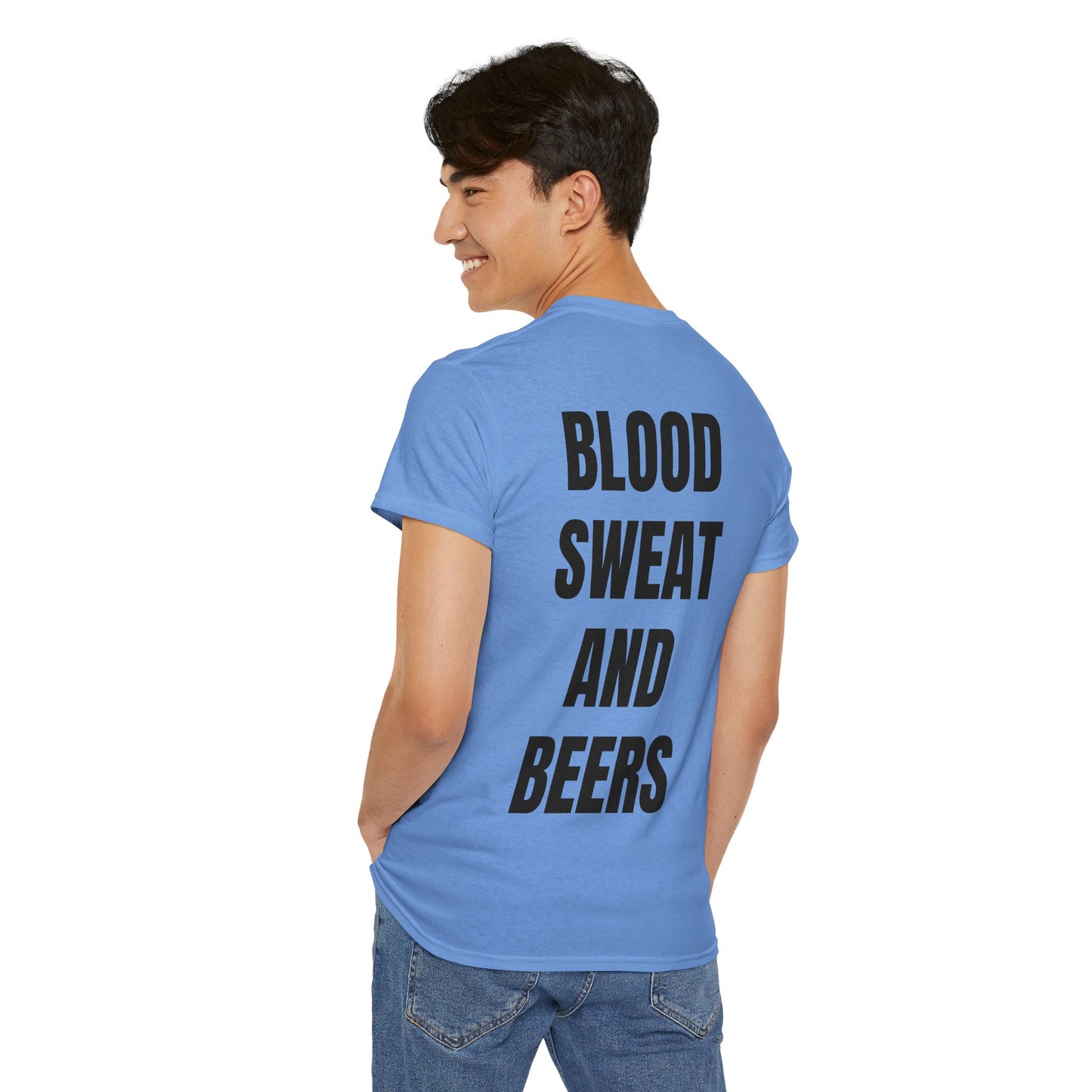 BLOOD SWEAT AND BEERS! Unisex Heavy Cotton Tee