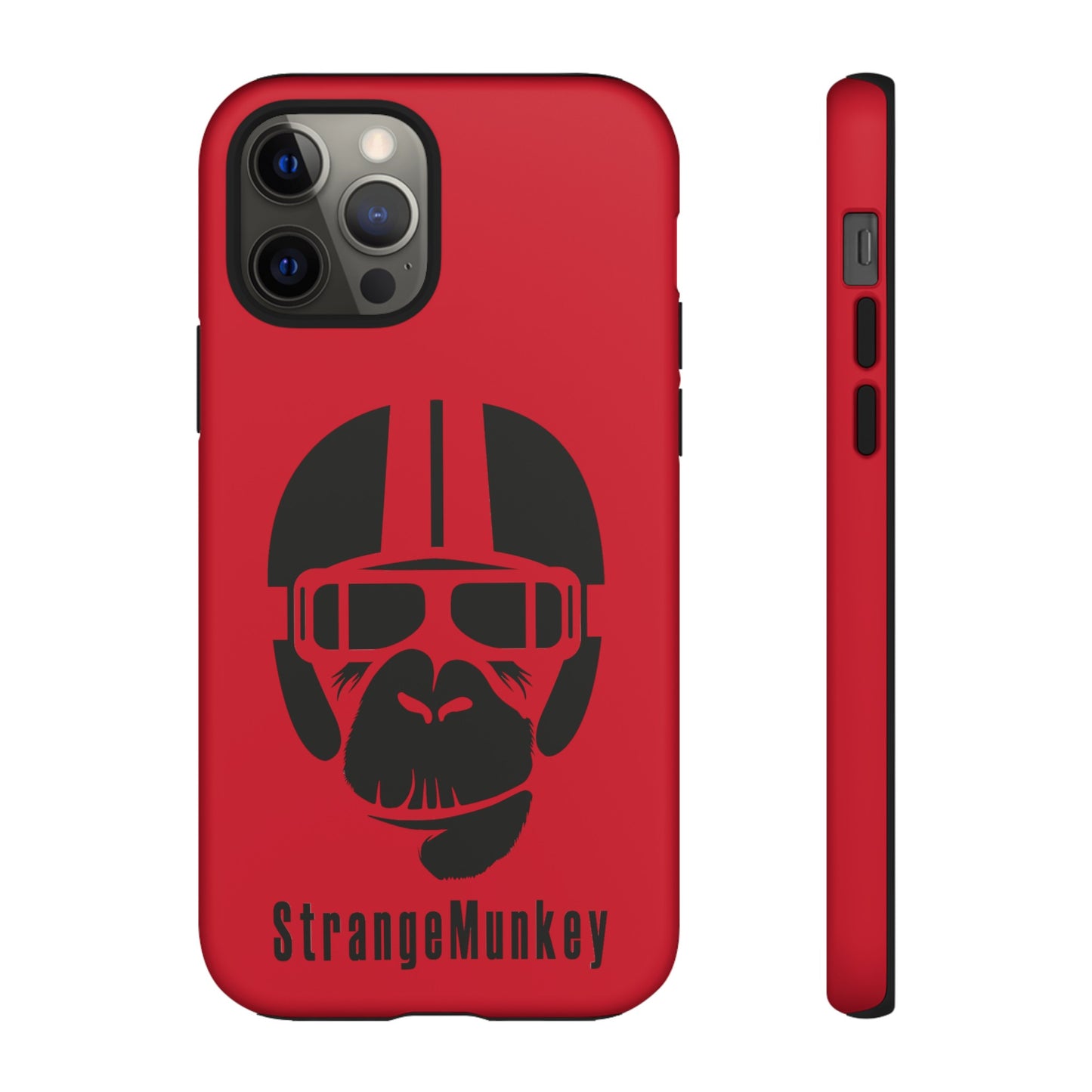 StrangeMunkey Tough Phone Case - DARK RED