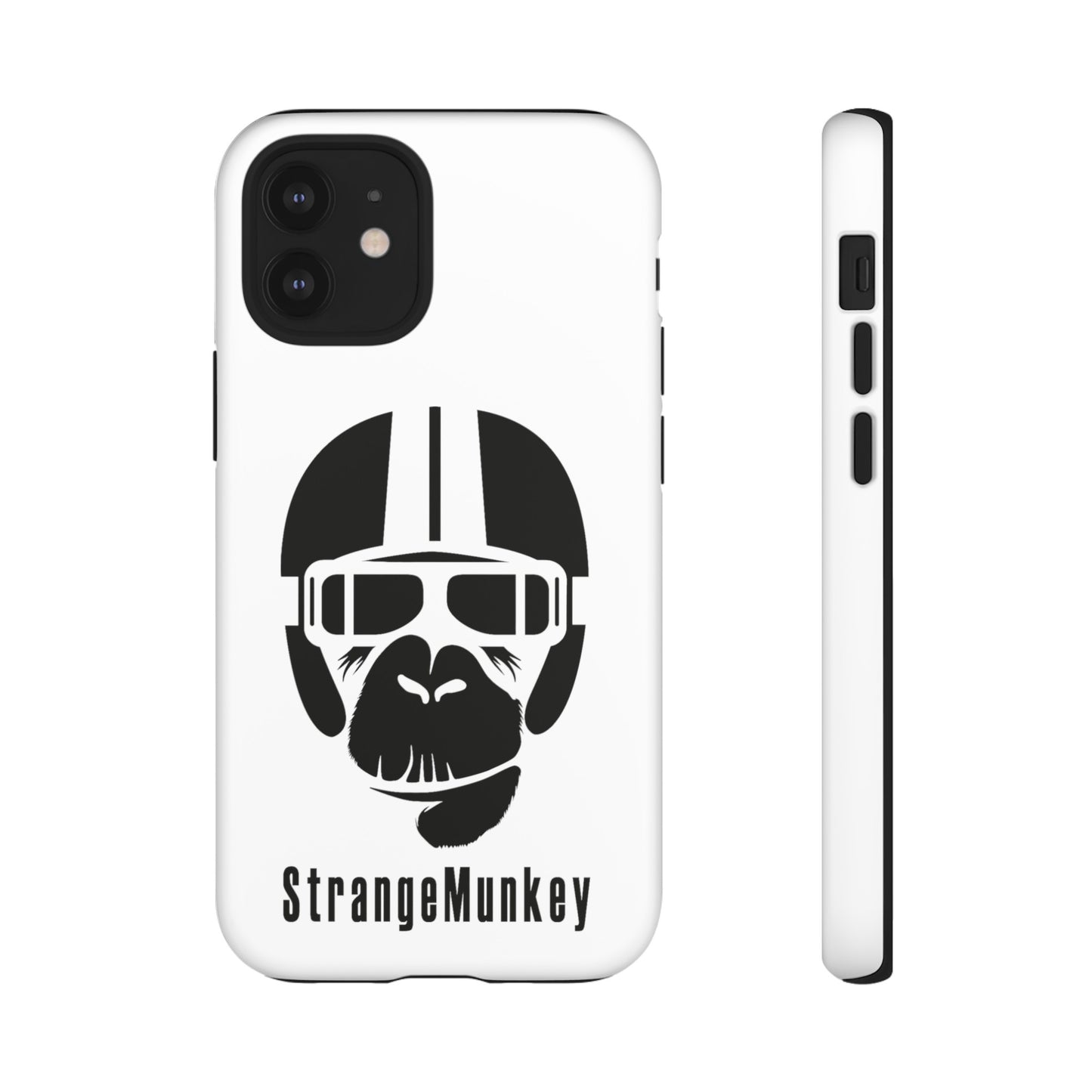 StrangeMunkey Tough Phone Case - WHITE