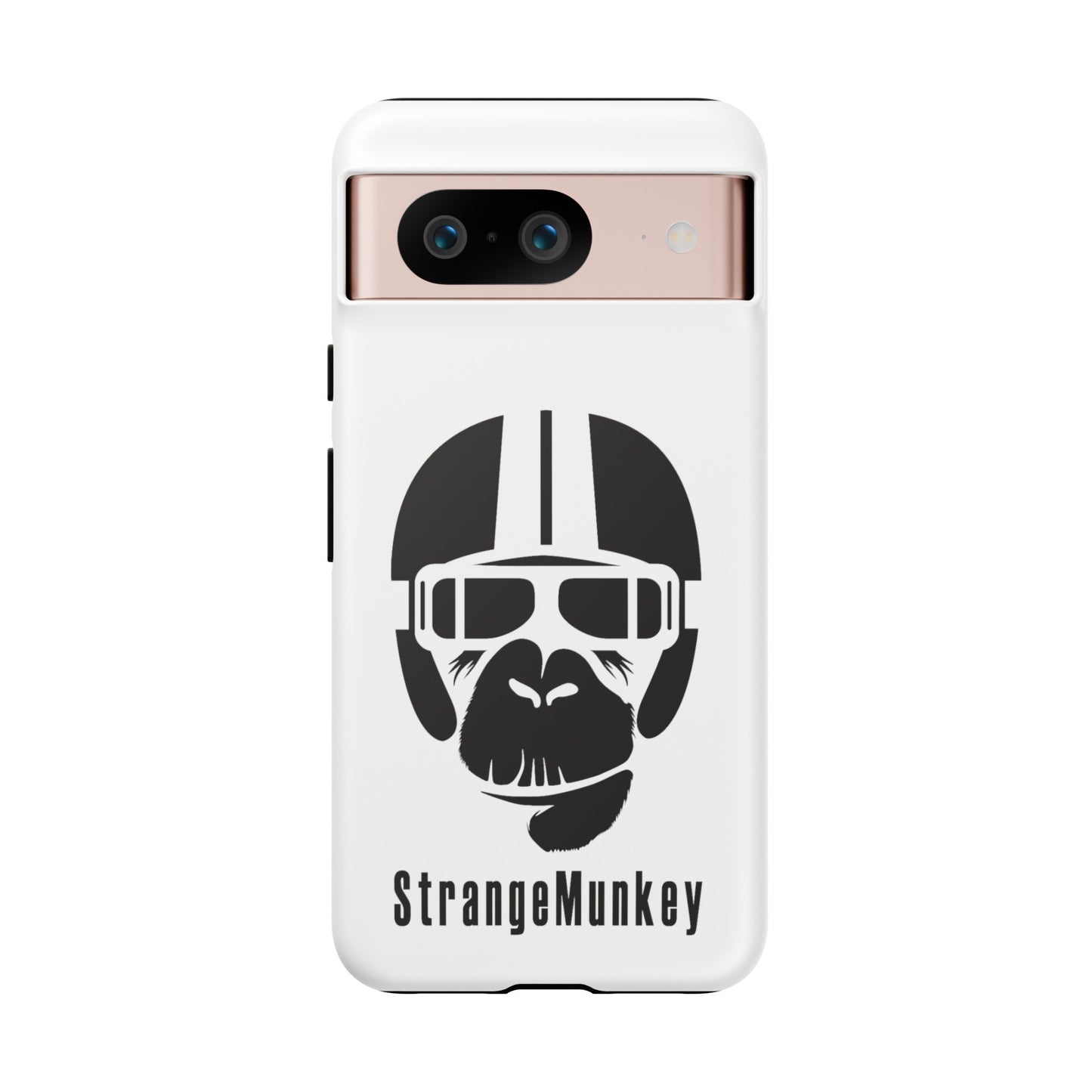 StrangeMunkey Tough Phone Case - WHITE