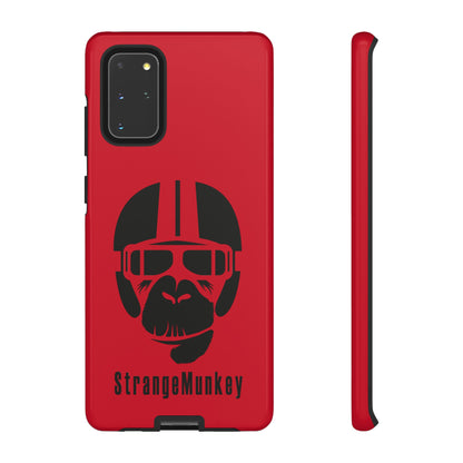 StrangeMunkey Tough Phone Case - DARK RED