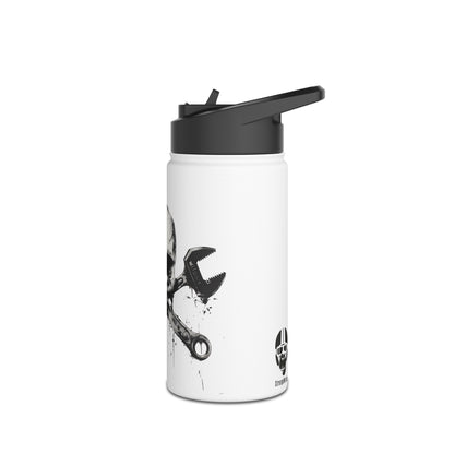 Spanner Bones Stainless Steel Water Bottle, Standard Lid