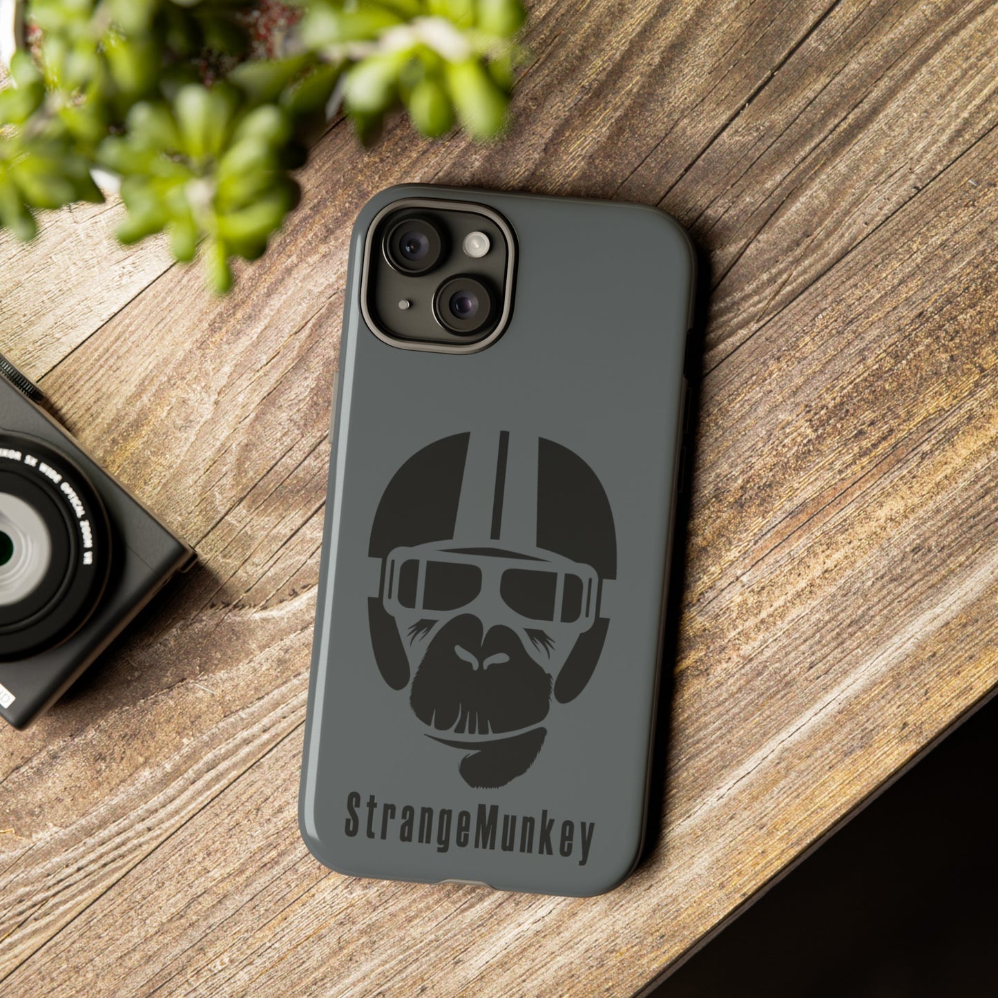 StrangeMunkey Tough Phone Case - DARK GREY