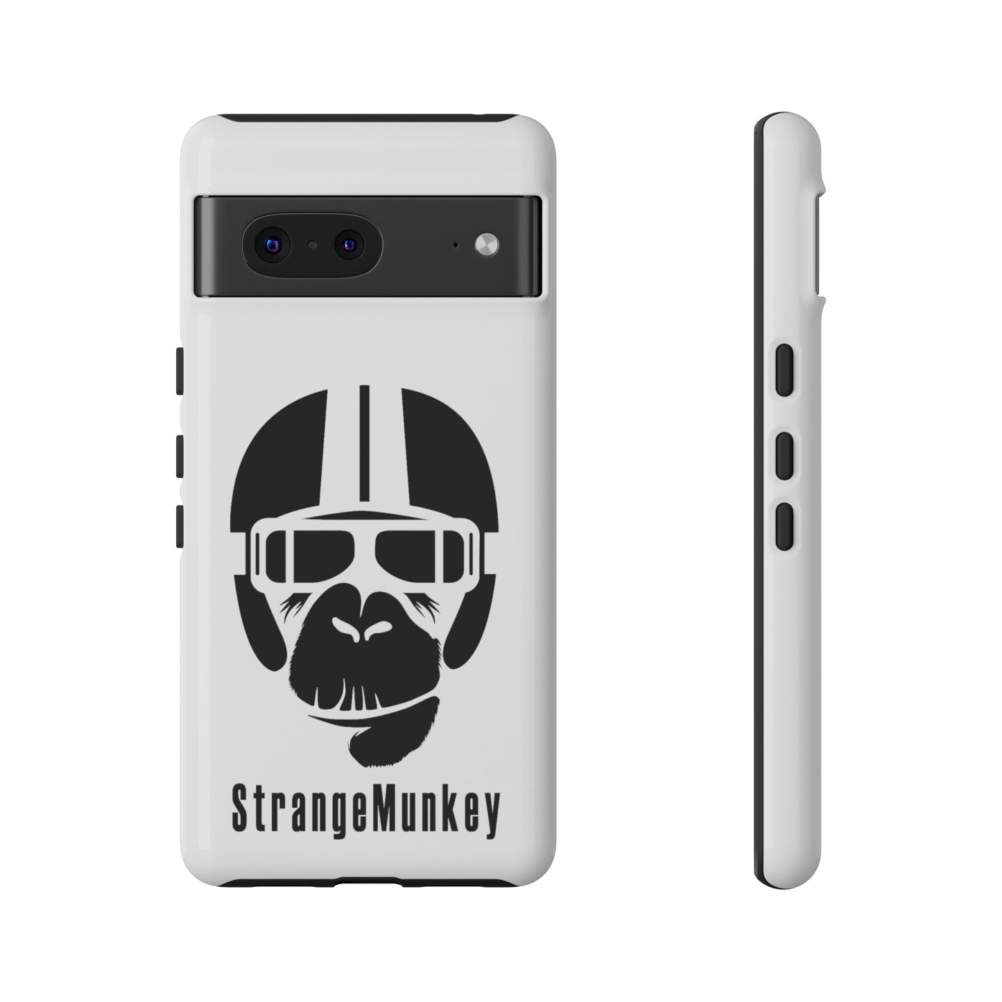 StrangeMunkey Tough Phone Case - WHITE