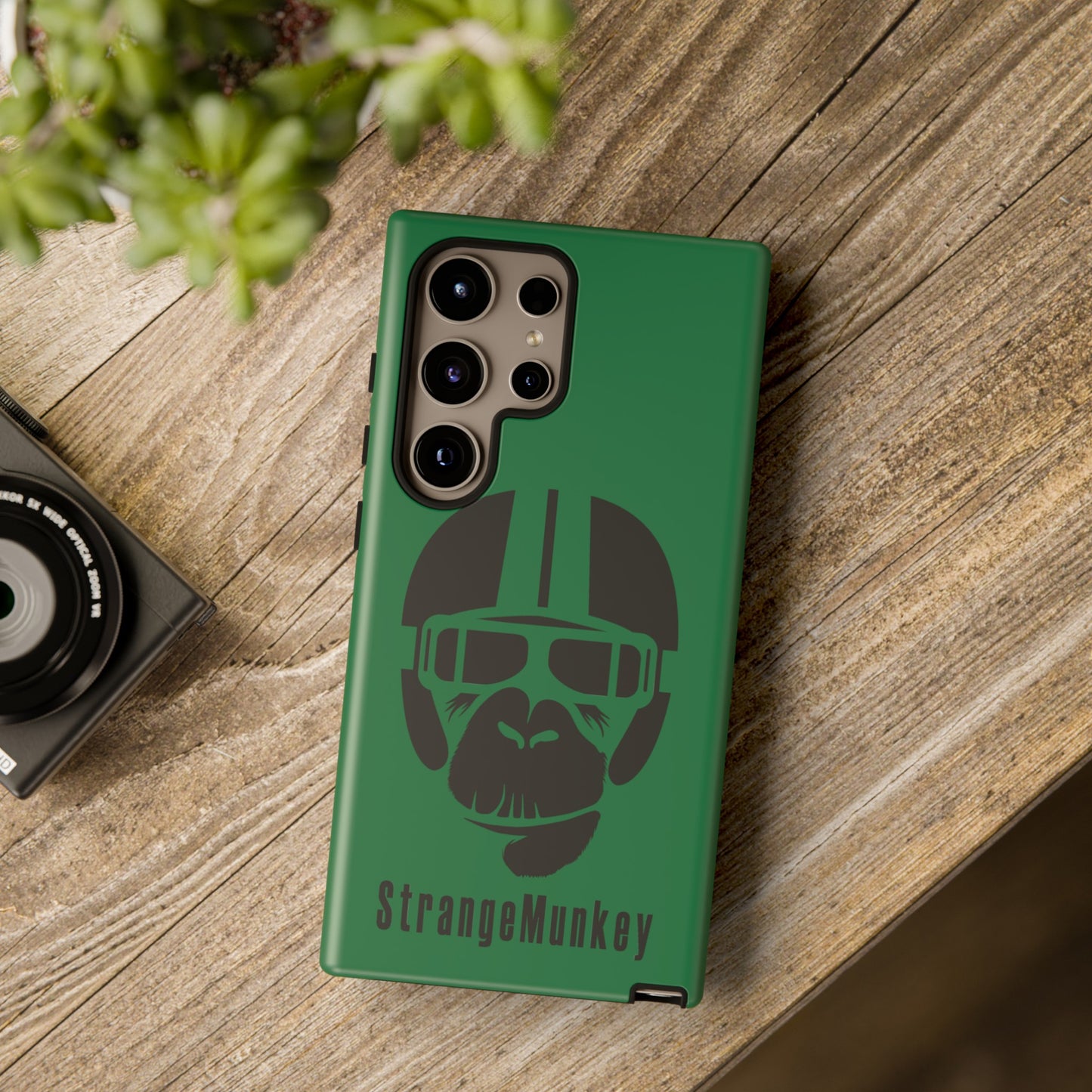 StrangeMunkey Tough Phone Case - DARK GREEN