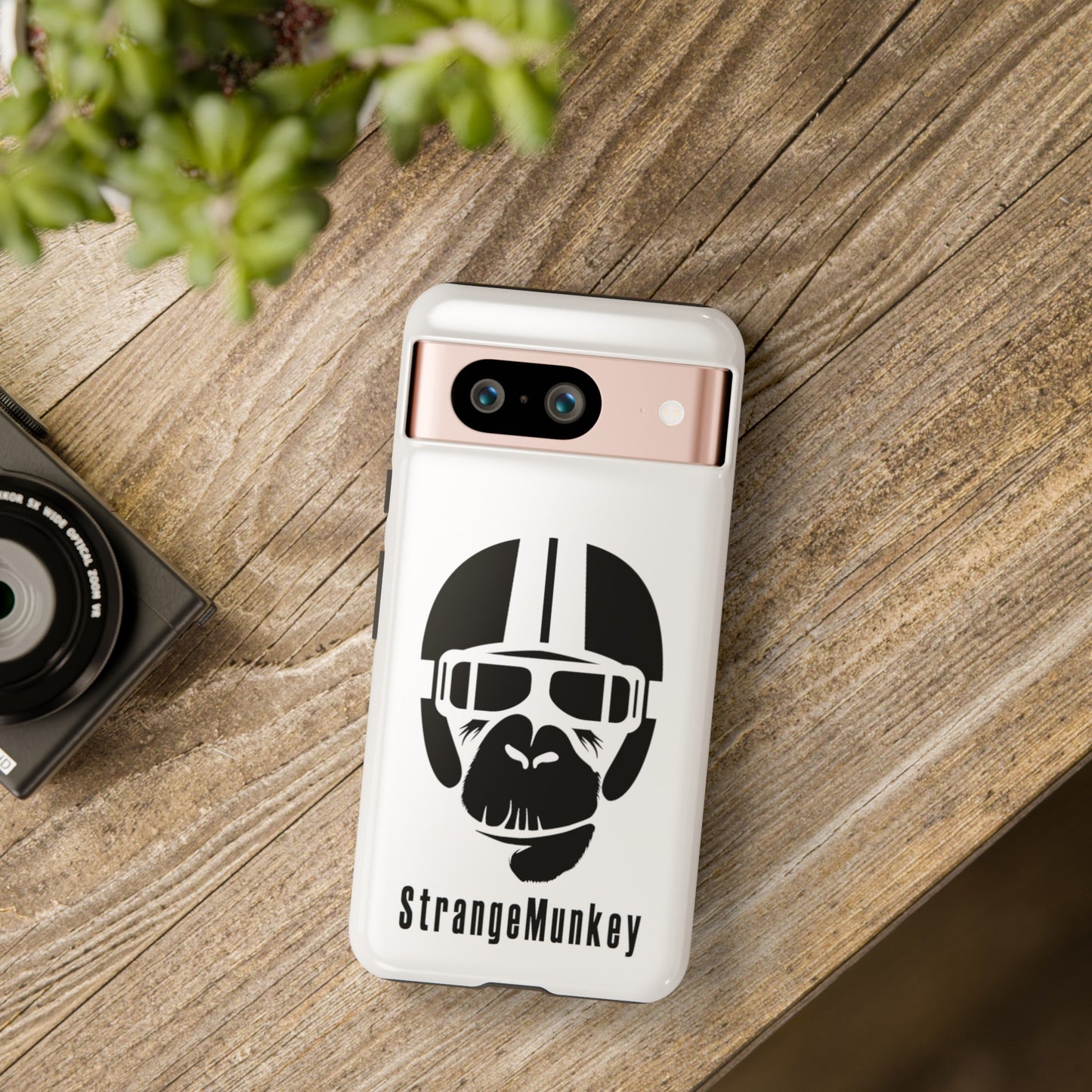 StrangeMunkey Tough Phone Case - WHITE