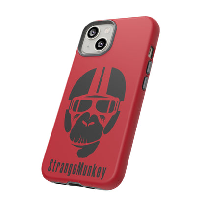 StrangeMunkey Tough Phone Case - DARK RED