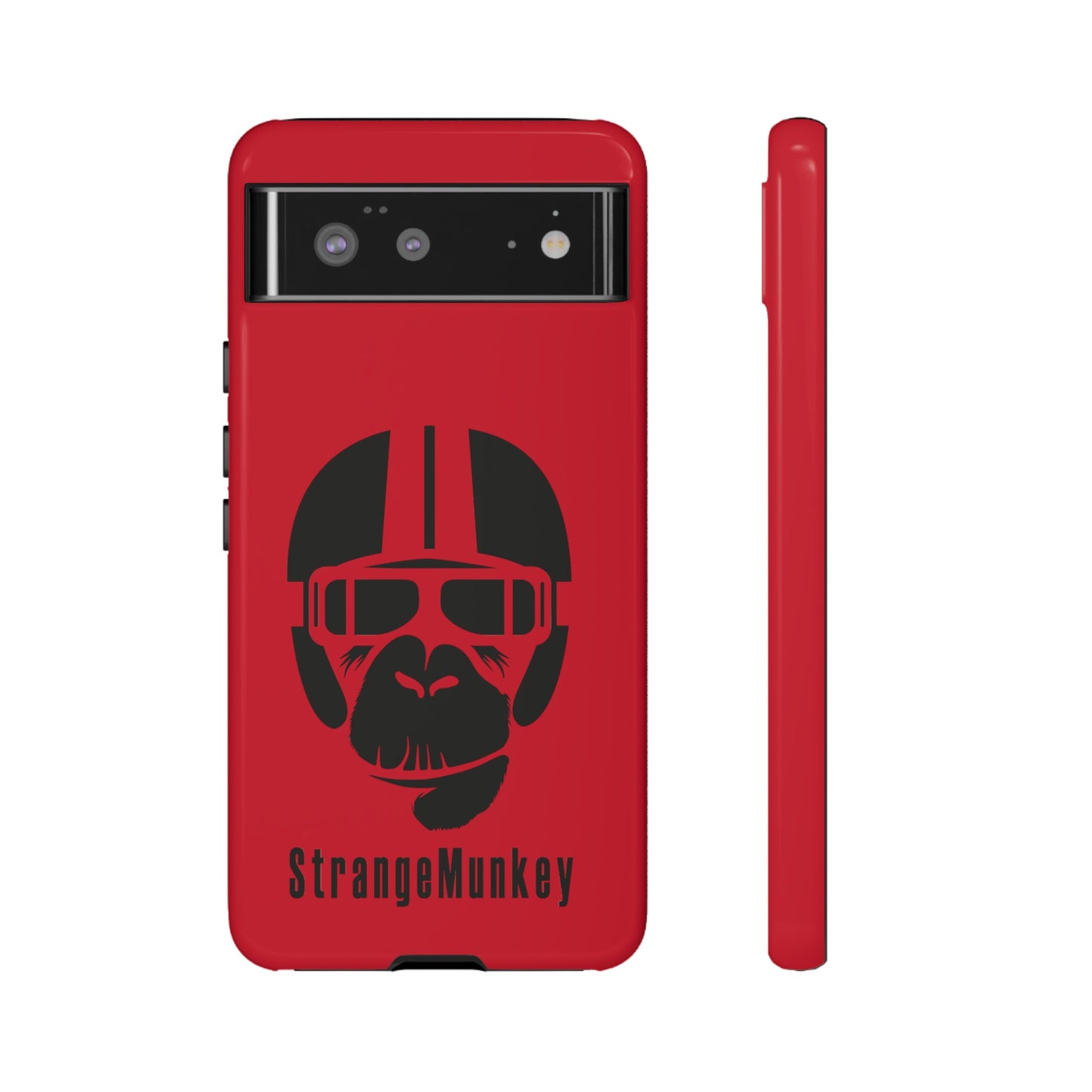 StrangeMunkey Tough Phone Case - DARK RED