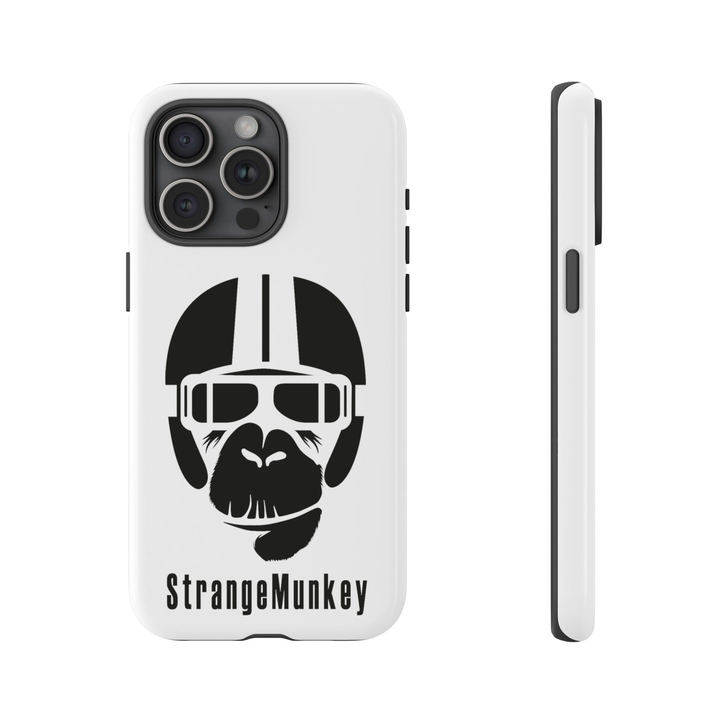 StrangeMunkey Tough Phone Case - WHITE