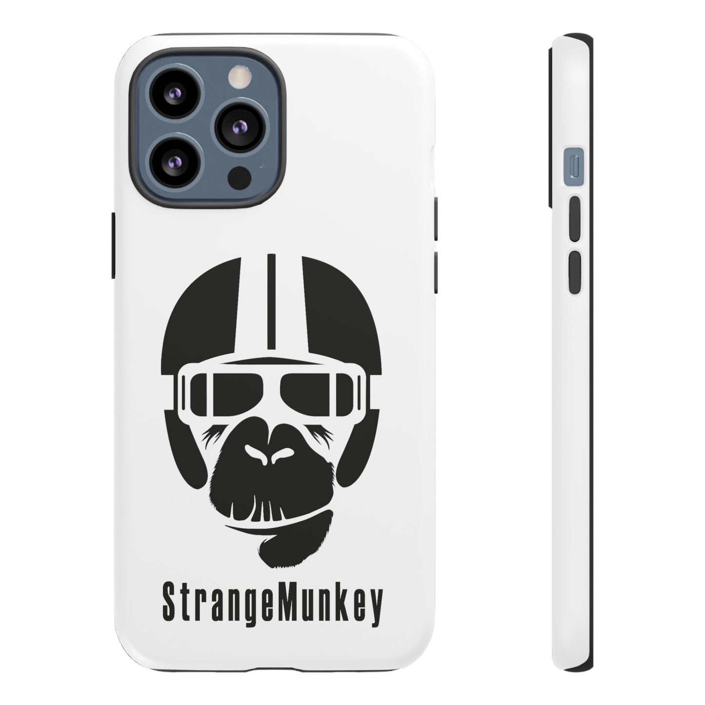 StrangeMunkey Tough Phone Case - WHITE