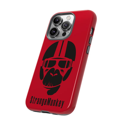 StrangeMunkey Tough Phone Case - DARK RED