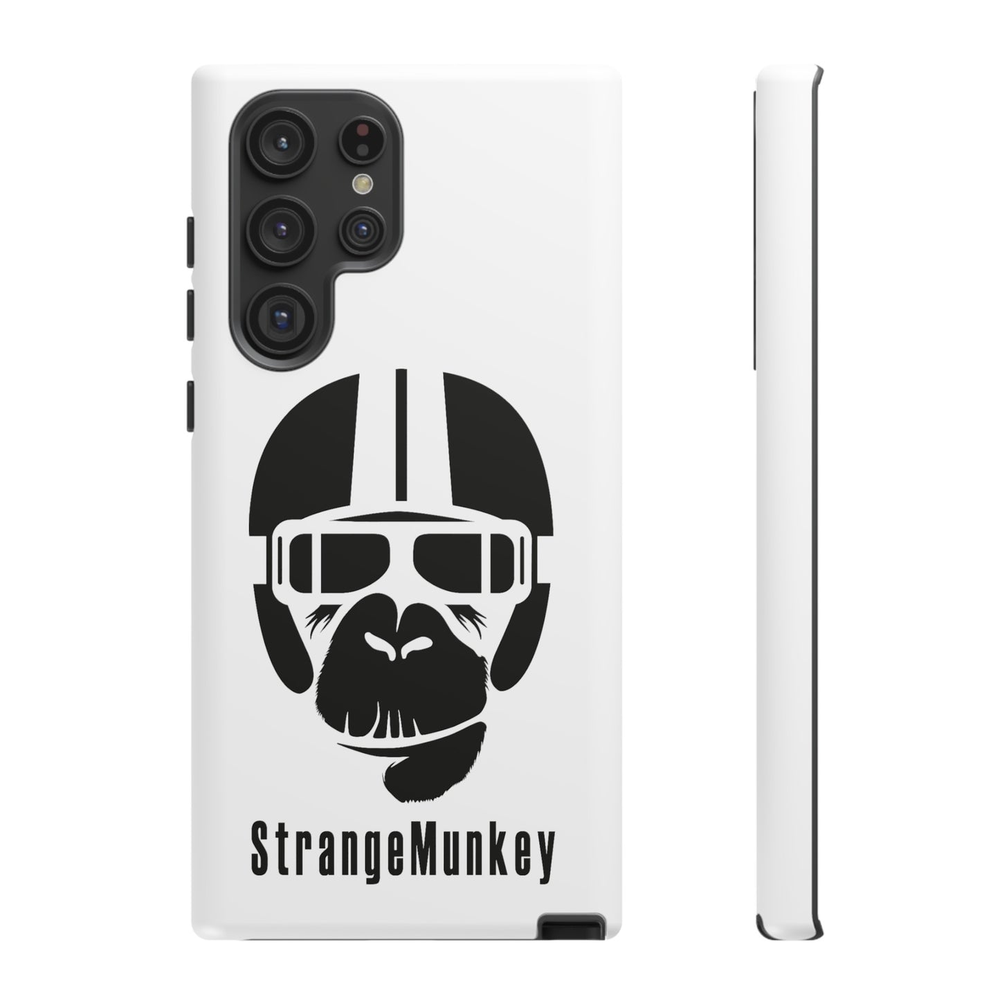 StrangeMunkey Tough Phone Case - WHITE