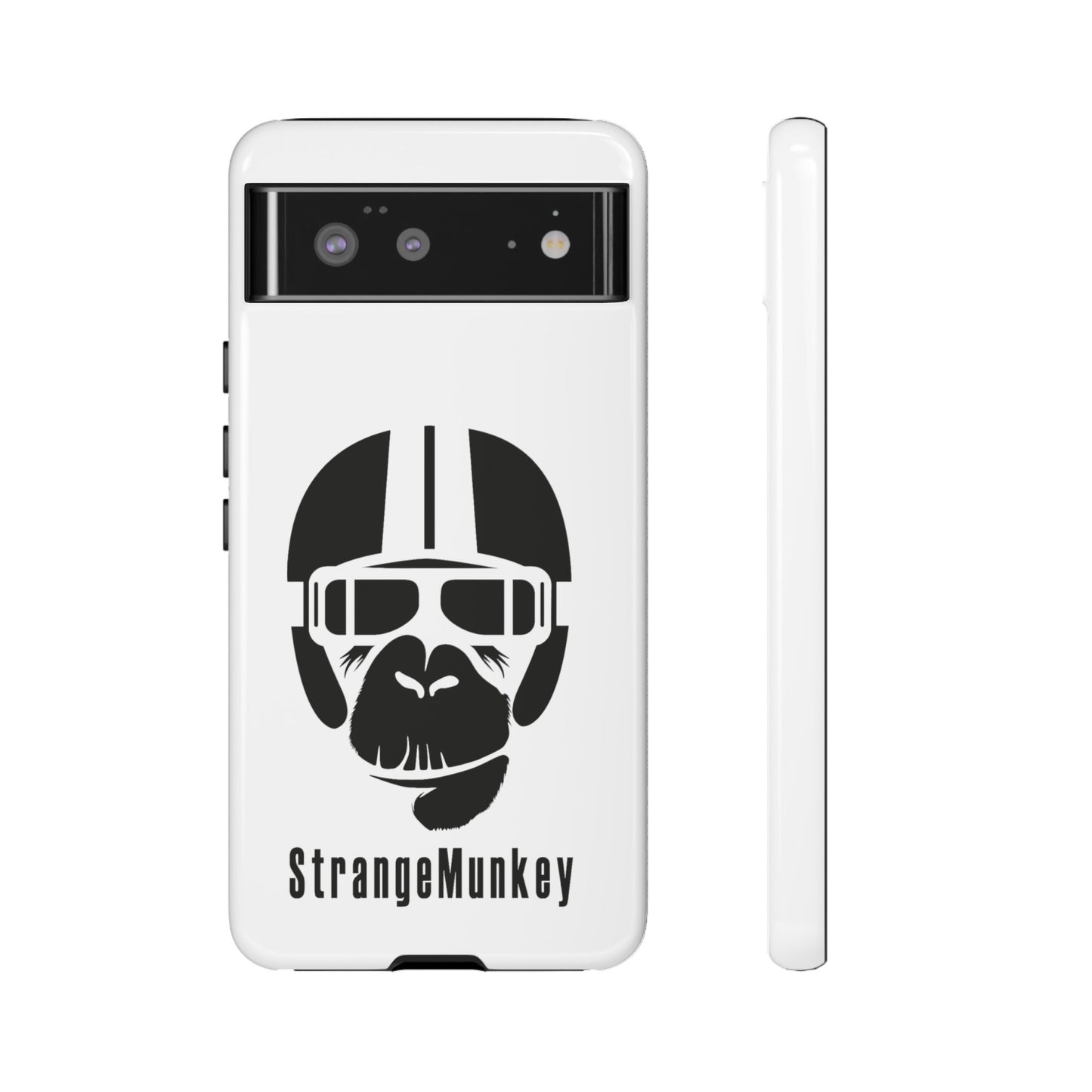 StrangeMunkey Tough Phone Case - WHITE