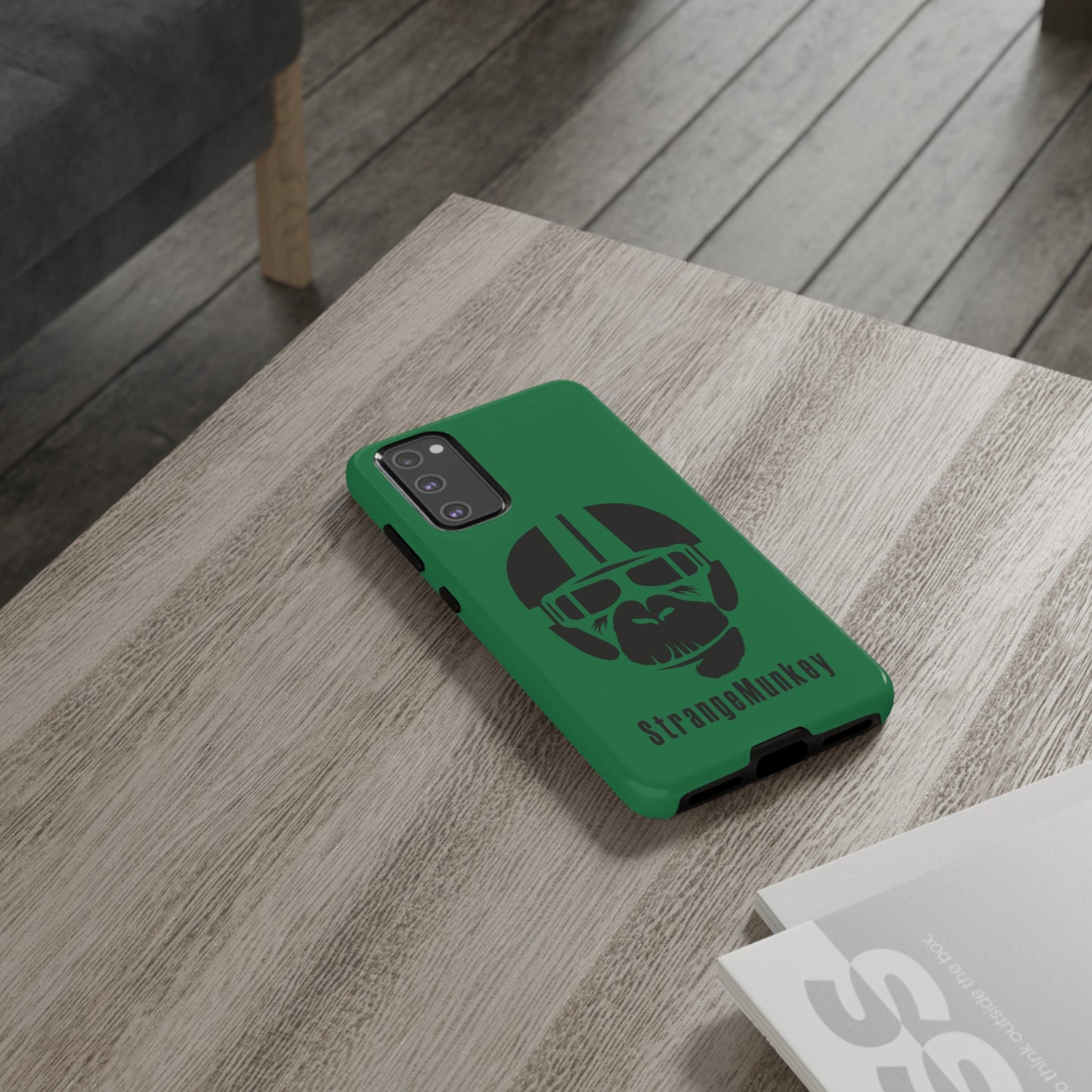 StrangeMunkey Tough Phone Case - DARK GREEN