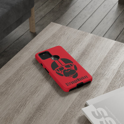 StrangeMunkey Tough Phone Case - DARK RED