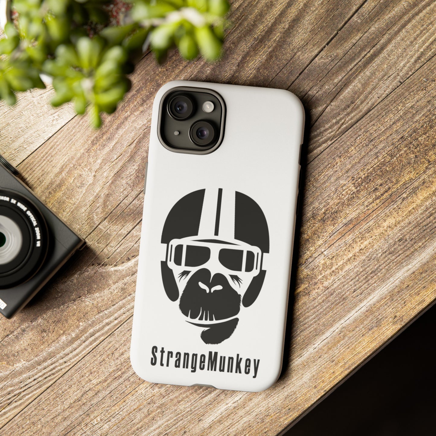 StrangeMunkey Tough Phone Case - WHITE