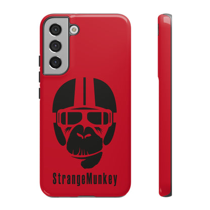 StrangeMunkey Tough Phone Case - DARK RED