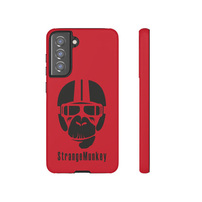 StrangeMunkey Tough Phone Case - DARK RED