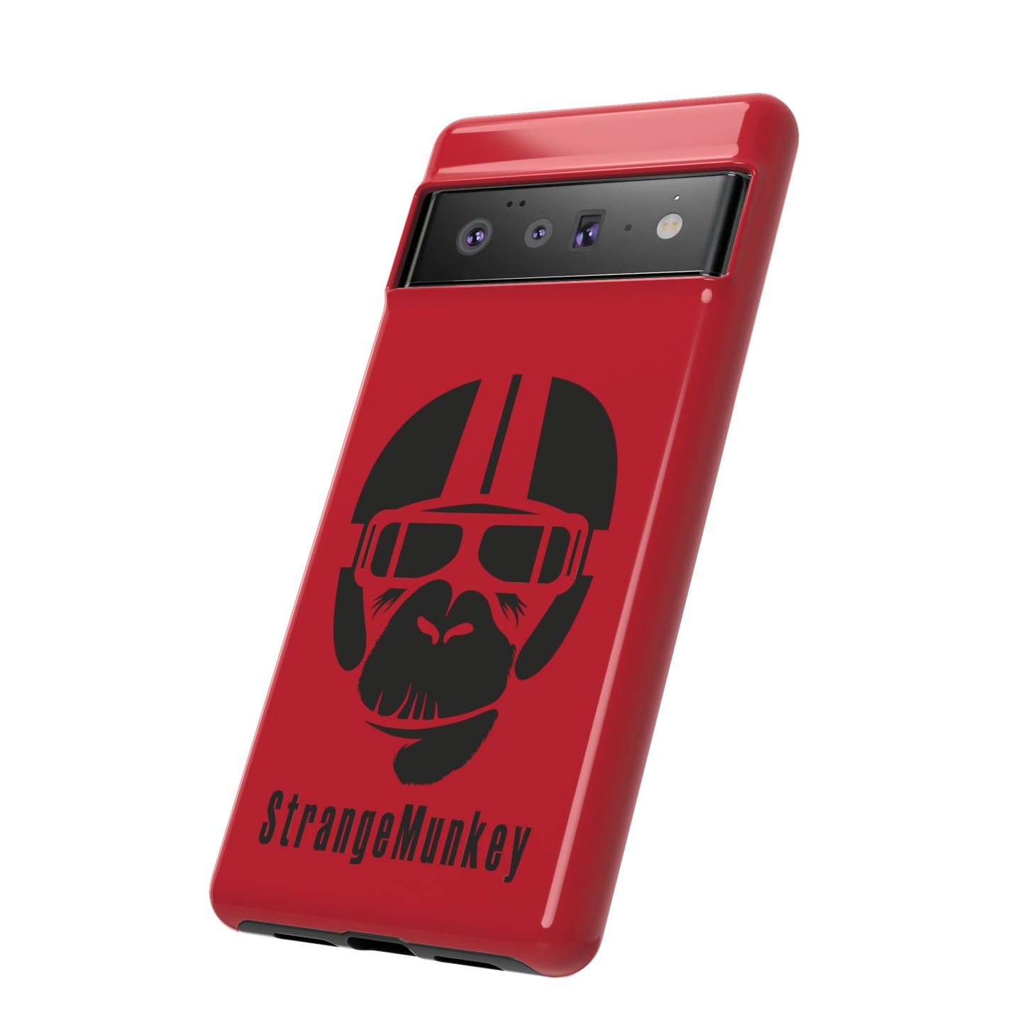 StrangeMunkey Tough Phone Case - DARK RED