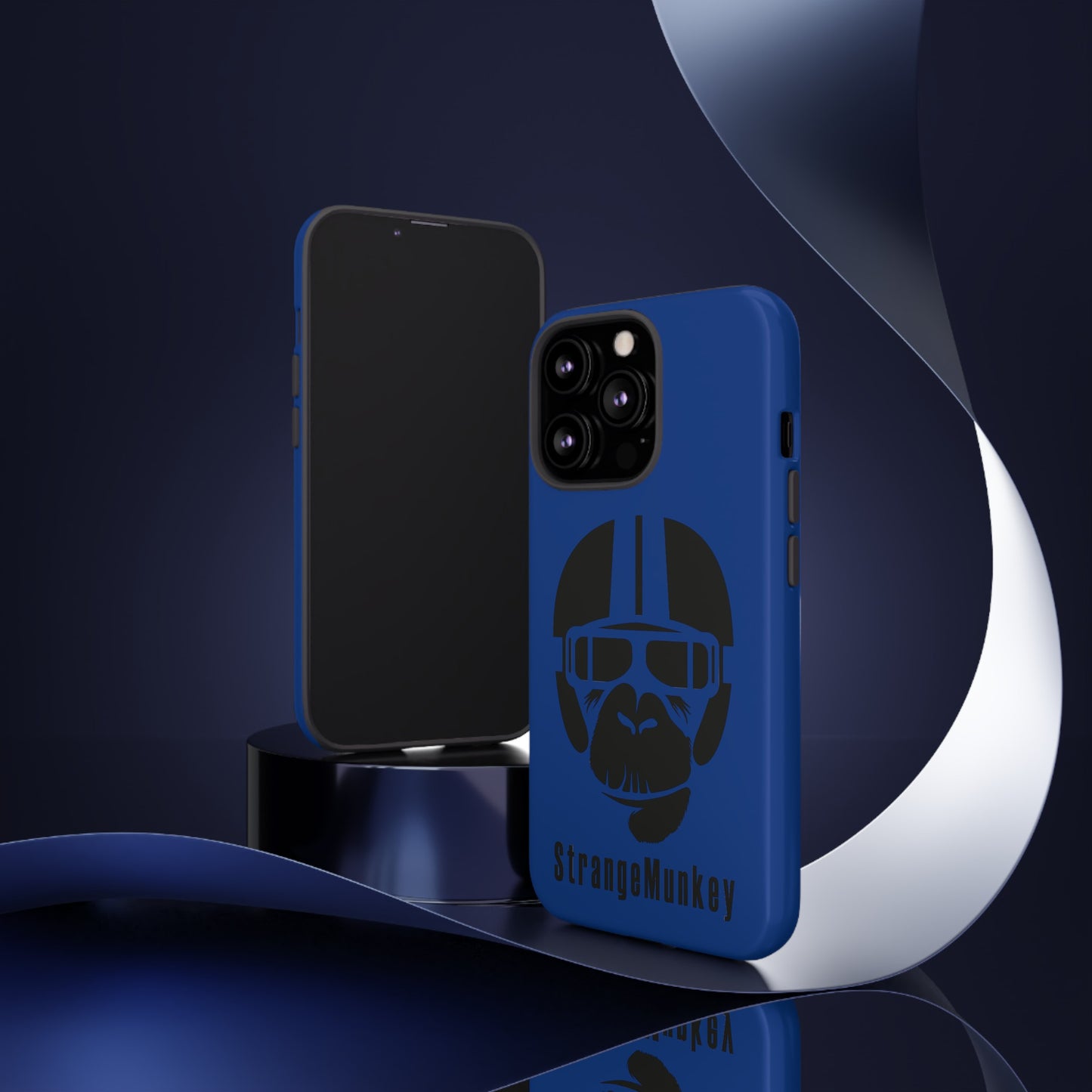 StrangeMunkey Tough Phone Case - DARK BLUE