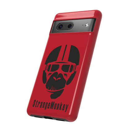 StrangeMunkey Tough Phone Case - DARK RED