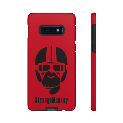 StrangeMunkey Tough Phone Case - DARK RED