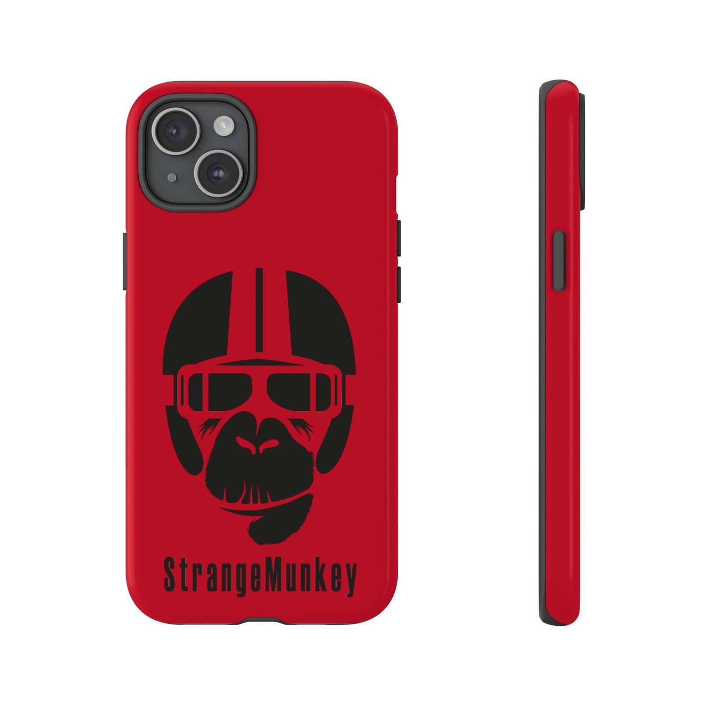 StrangeMunkey Tough Phone Case - DARK RED