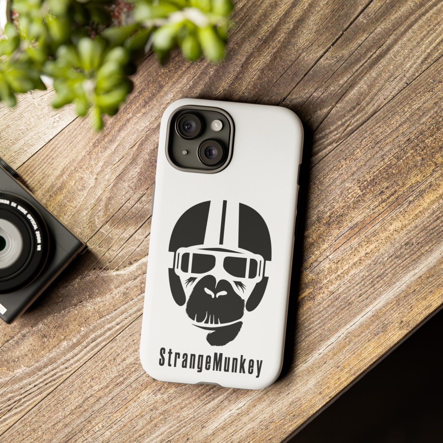 StrangeMunkey Tough Phone Case - WHITE