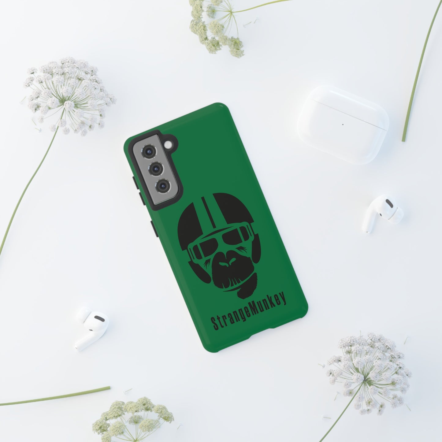 StrangeMunkey Tough Phone Case - DARK GREEN