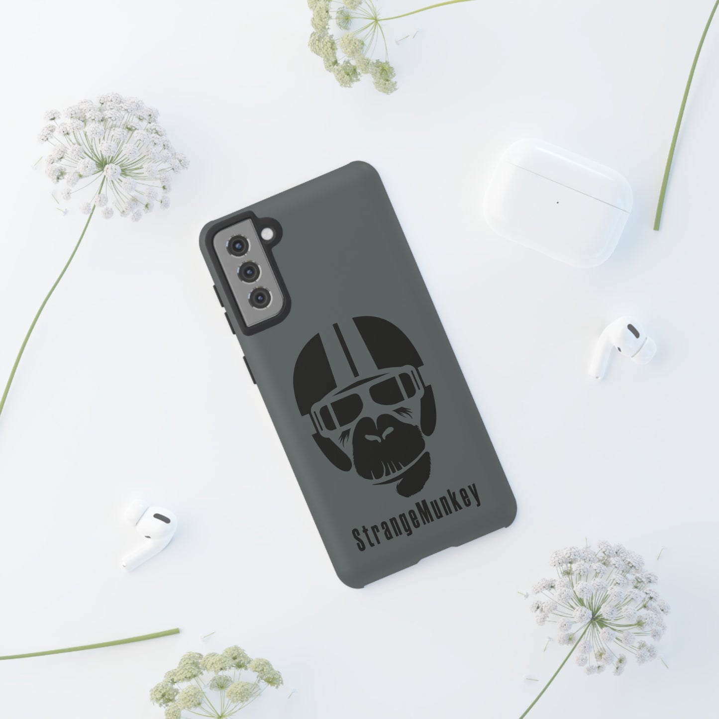 StrangeMunkey Tough Phone Case - DARK GREY