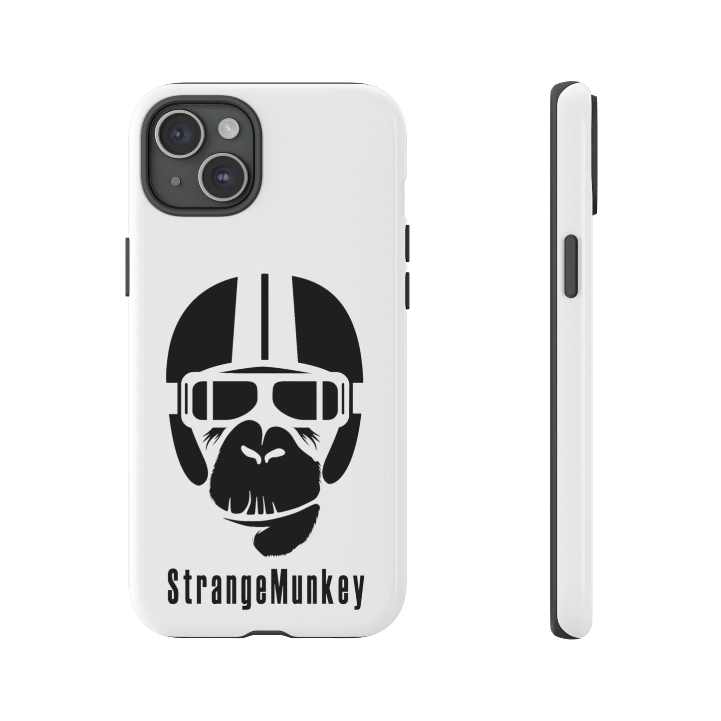 StrangeMunkey Tough Phone Case - WHITE