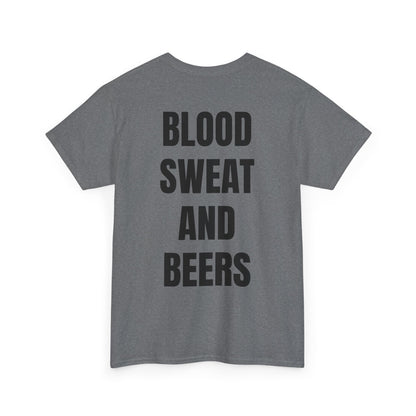 BLOOD SWEAT AND BEERS! Unisex Heavy Cotton Tee