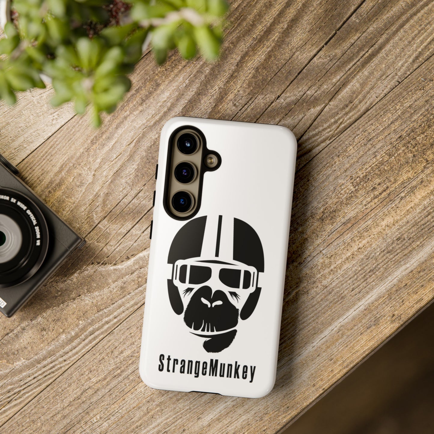 StrangeMunkey Tough Phone Case - WHITE