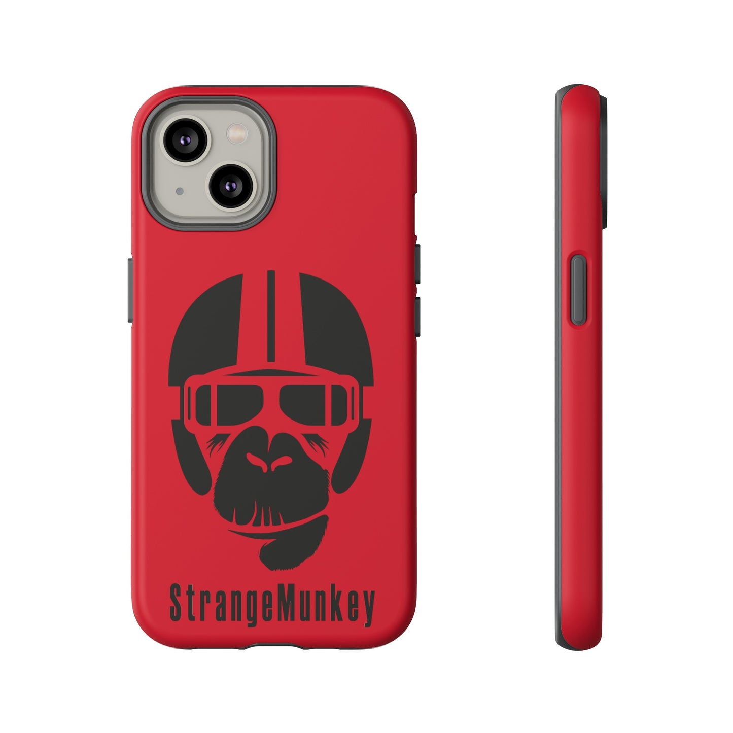 StrangeMunkey Tough Phone Case - DARK RED