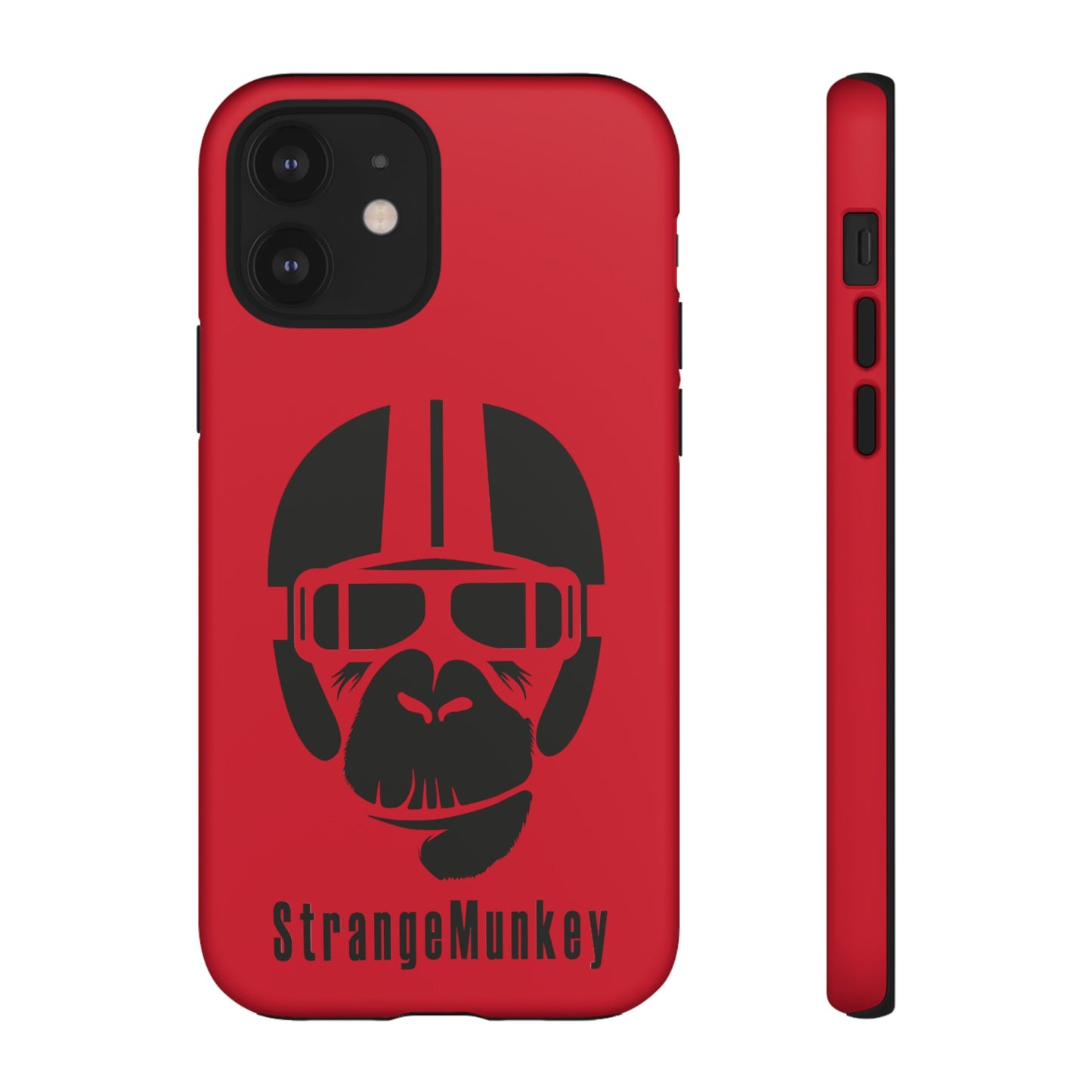 StrangeMunkey Tough Phone Case - DARK RED