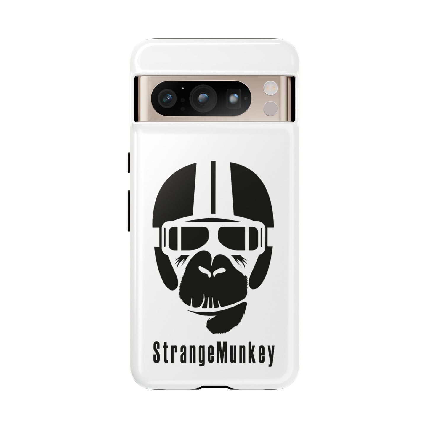 StrangeMunkey Tough Phone Case - WHITE