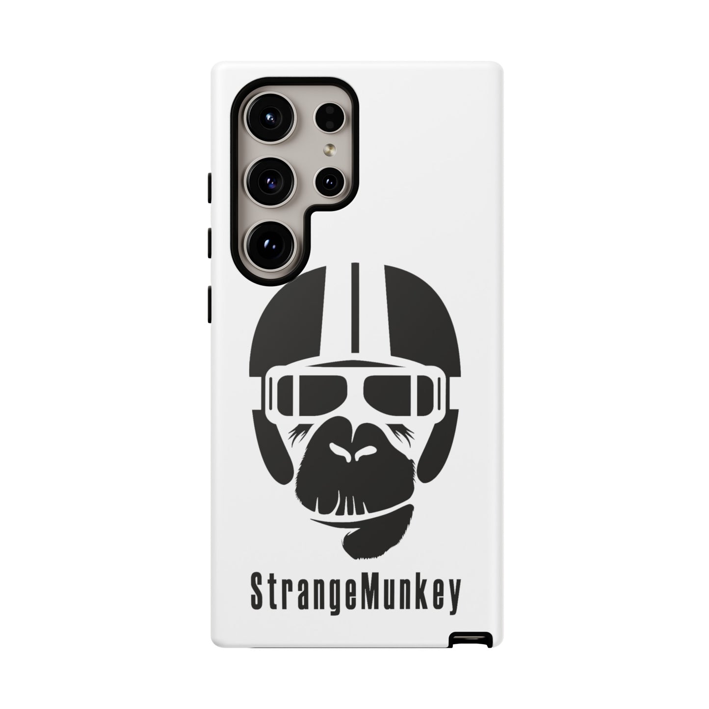 StrangeMunkey Tough Phone Case - WHITE