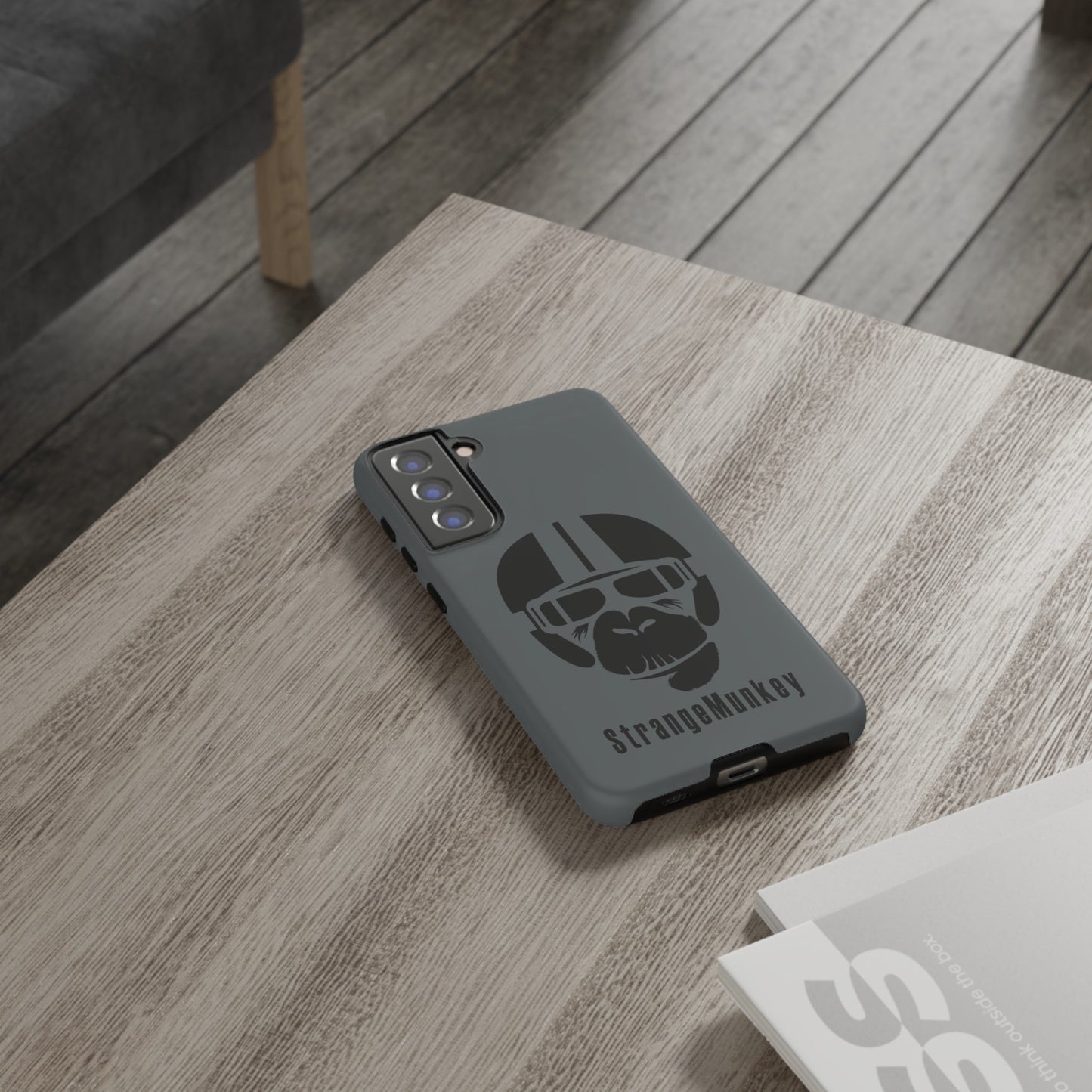 StrangeMunkey Tough Phone Case - DARK GREY