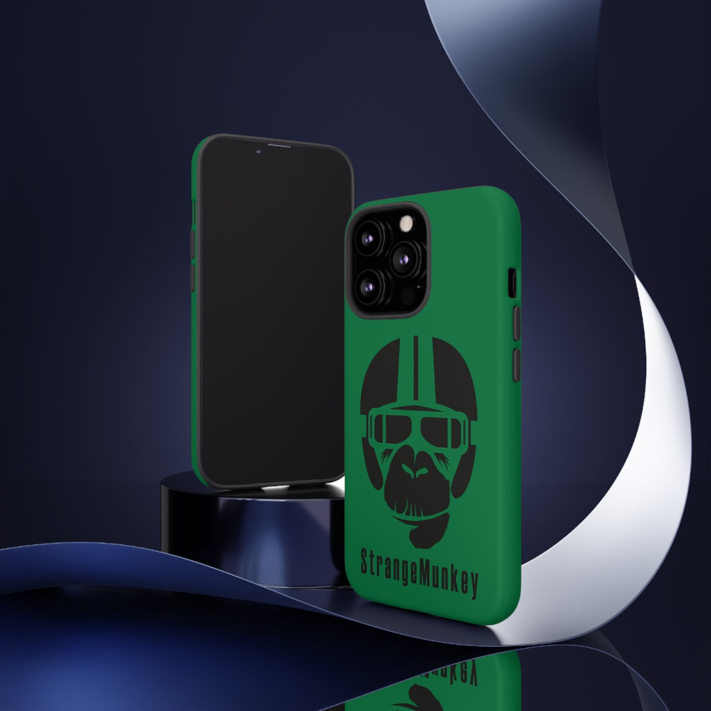 StrangeMunkey Tough Phone Case - DARK GREEN