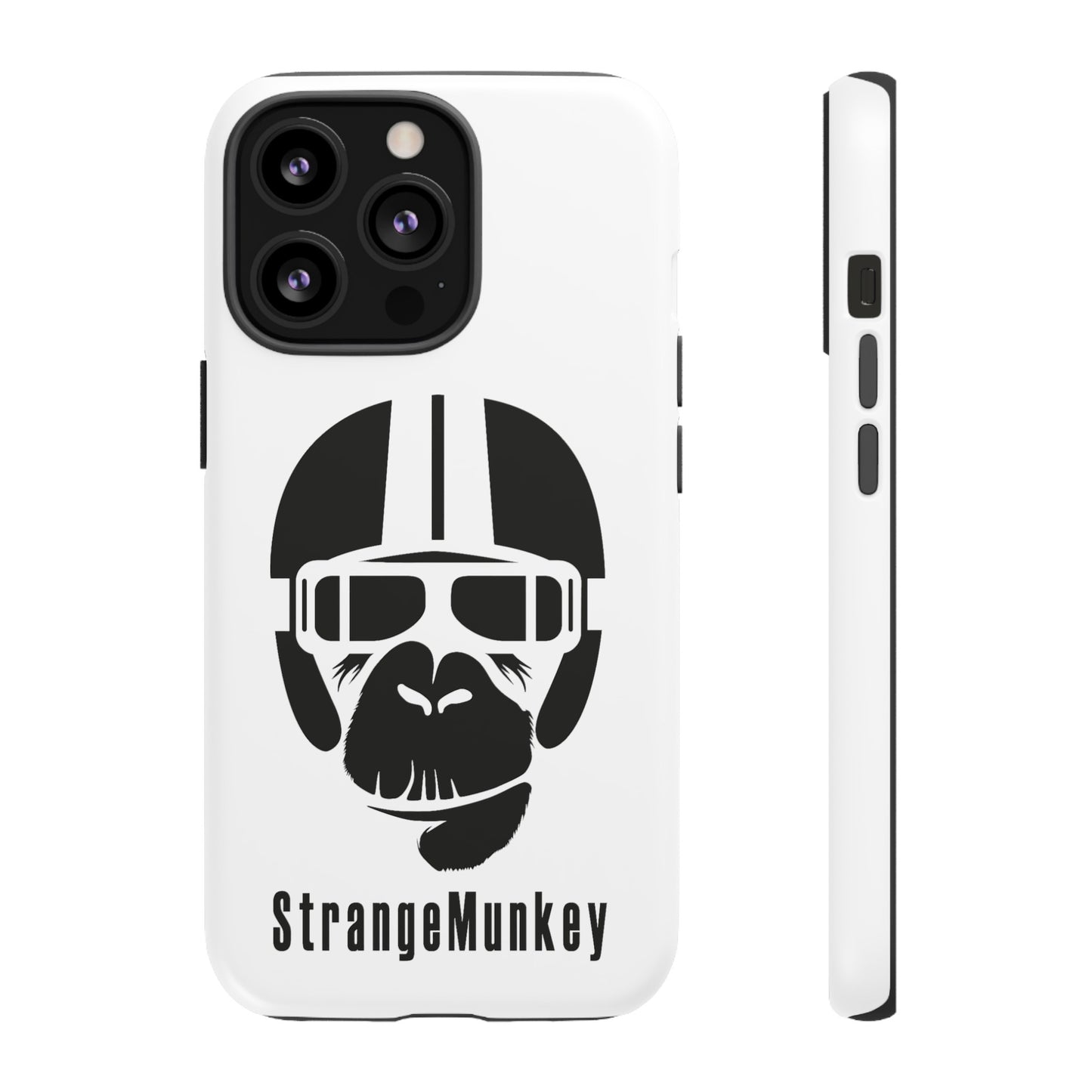 StrangeMunkey Tough Phone Case - WHITE