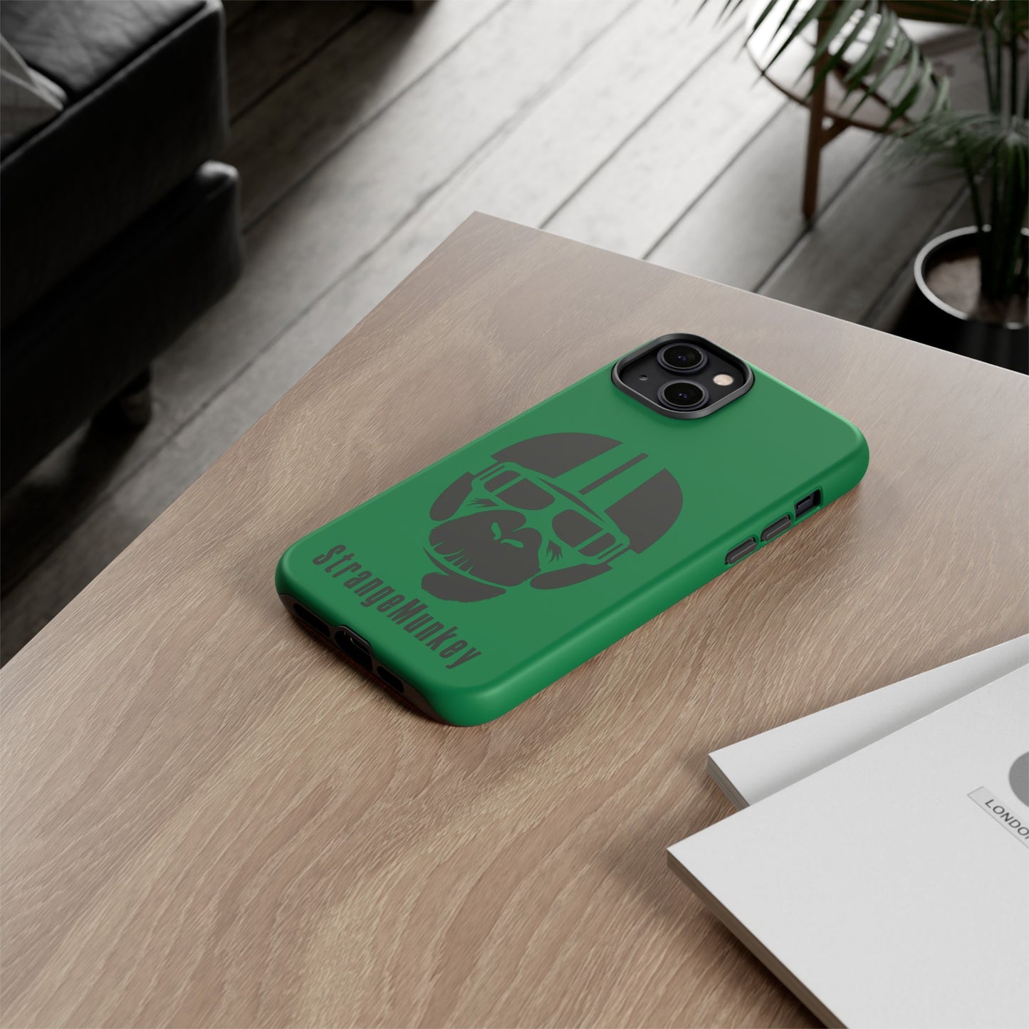 StrangeMunkey Tough Phone Case - DARK GREEN