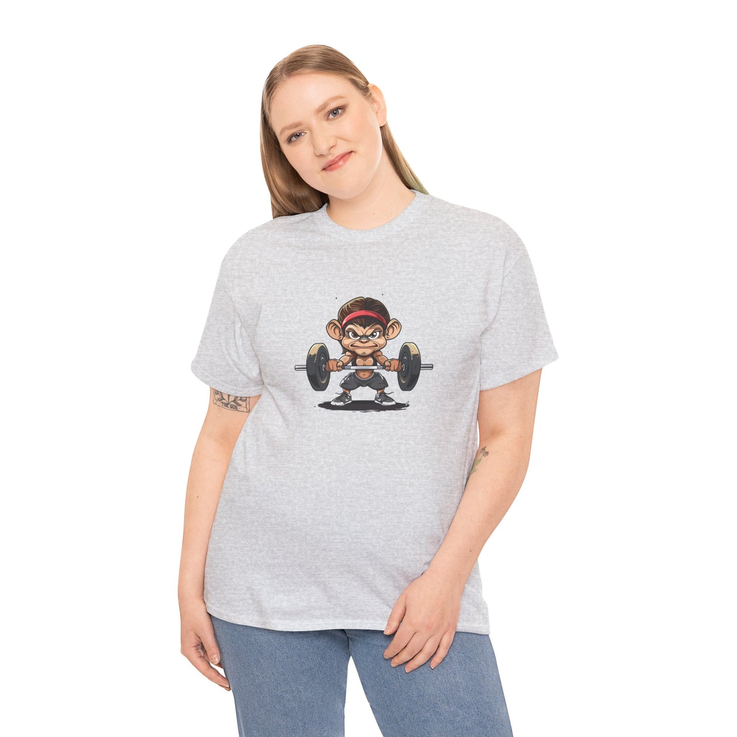 She Lifts Too! Unisex Heavy Cotton Tee