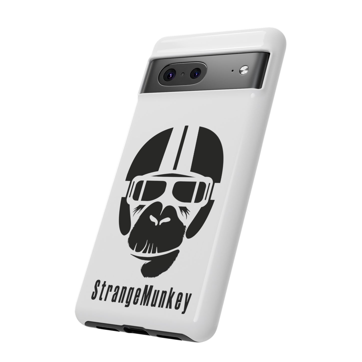 StrangeMunkey Tough Phone Case - WHITE