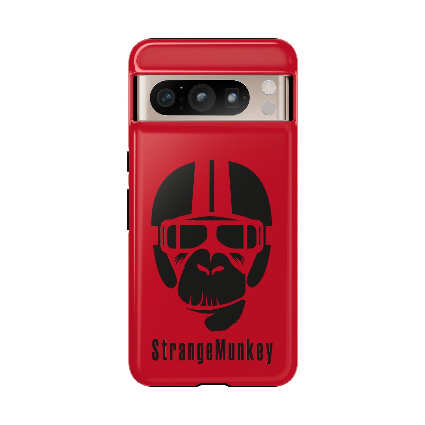 StrangeMunkey Tough Phone Case - DARK RED